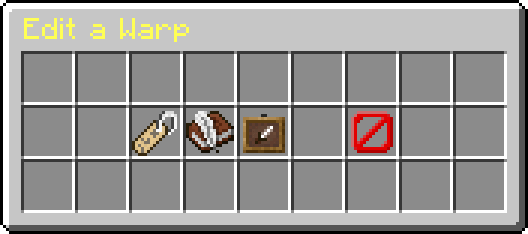 In-game warp edit GUI